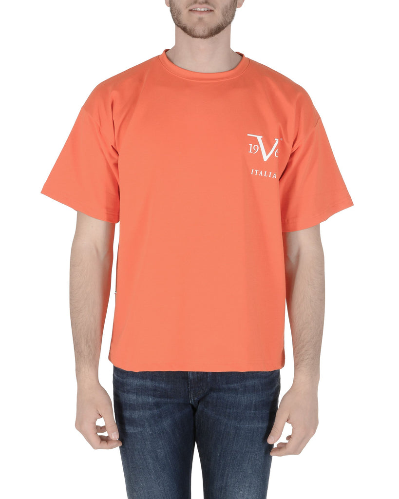 19V69 Italia Mens T-Shirt Orange AZIR ORANGE